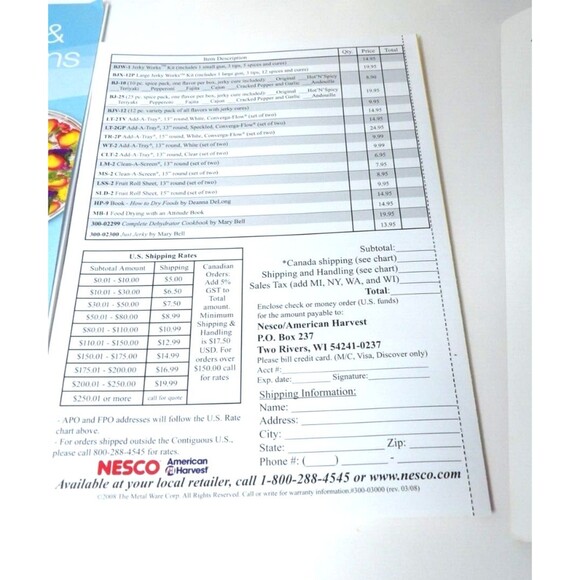 Nesco American Harvest Food Dehydrator Jerky Maker 4 Tray w Recipe & Instruction - Picture 7 of 12